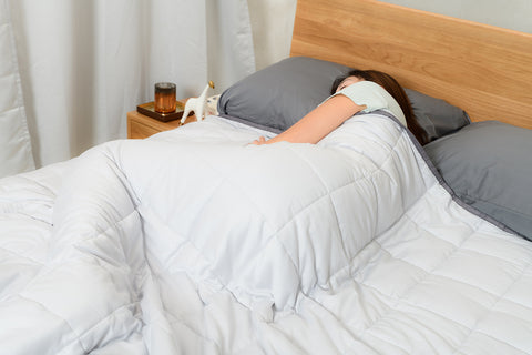 weighted blankets use deep pressure therapy